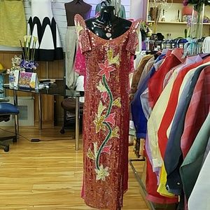 Philippine Attire Fully Sequin Terno